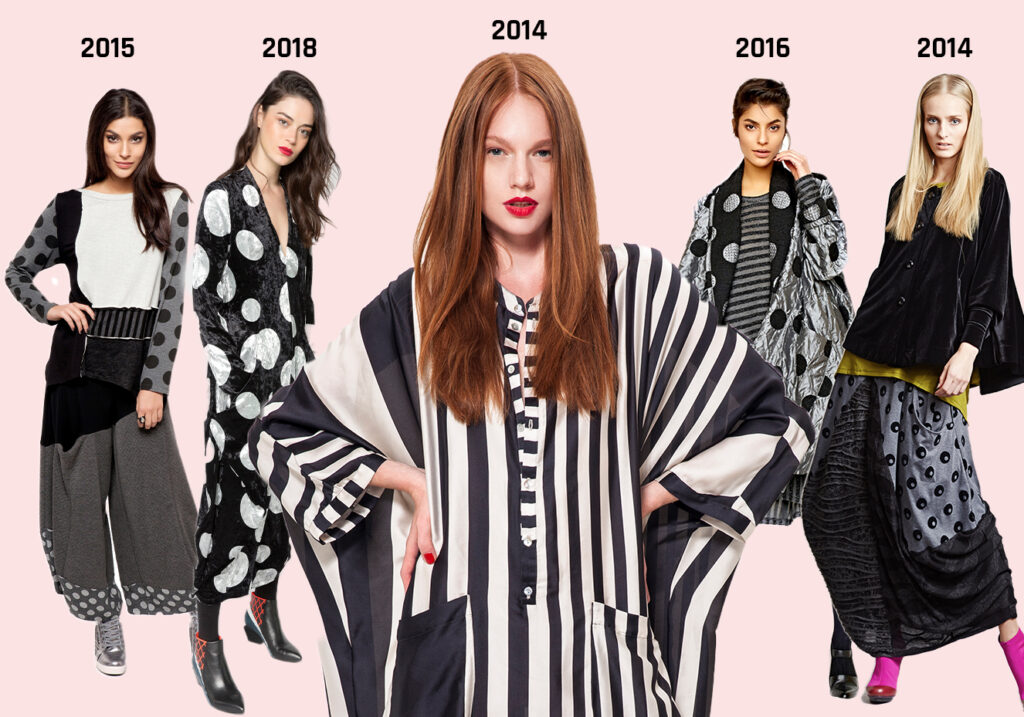 Every season I think it would be the last season we show stripes and dots and then Hagar, our head designer, comes back with new stripes and dots :) She always manages to bring them back in new ways.